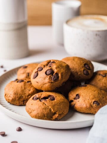vegane süßkartoffel kekse mit schokodrops