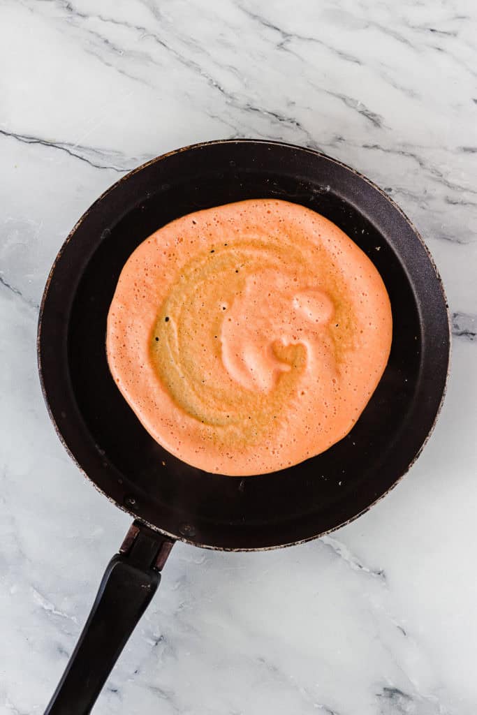 vegane linsen pfannkuchen zwei zutaten
