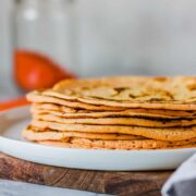 vegane Tortillas aus roten Linsn #vegan #lowcarb #Tortillas