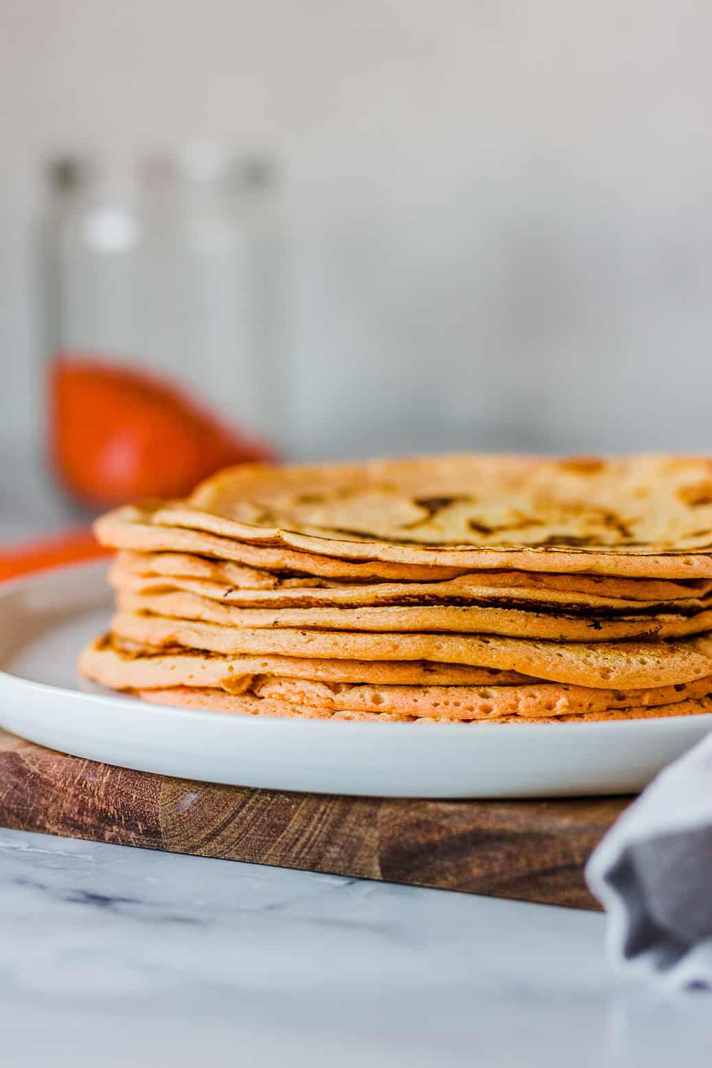 vegane Tortillas aus roten Linsn #vegan #lowcarb #Tortillas
