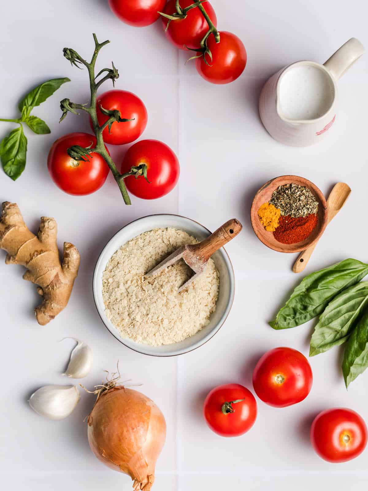 zutaten tomaten bisque mit kokosmilch