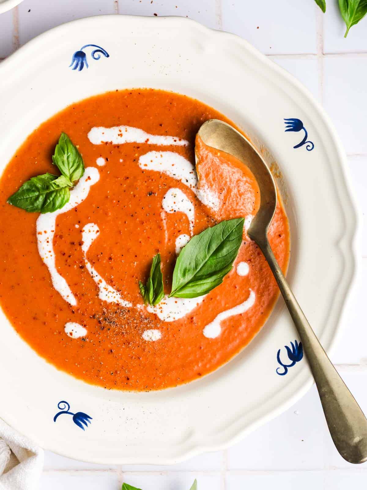 cremige Tomatensuppe thermomix