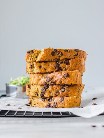 Veganes ölfreies Zucchini Brot #vegan#Backen#ölfrei