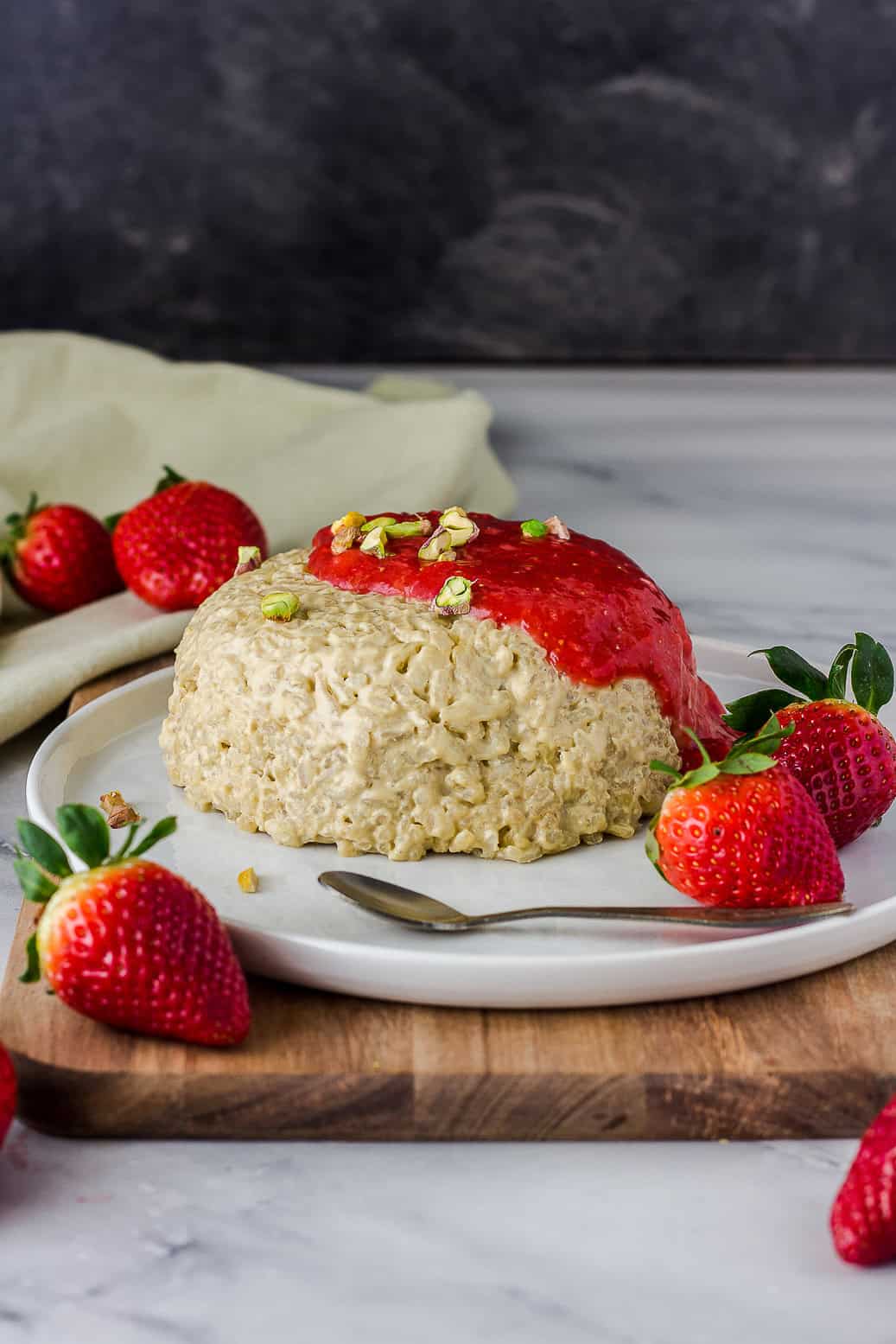 Veganer Pistazien-Milchreis #vegan#Dessert#glutenfrei