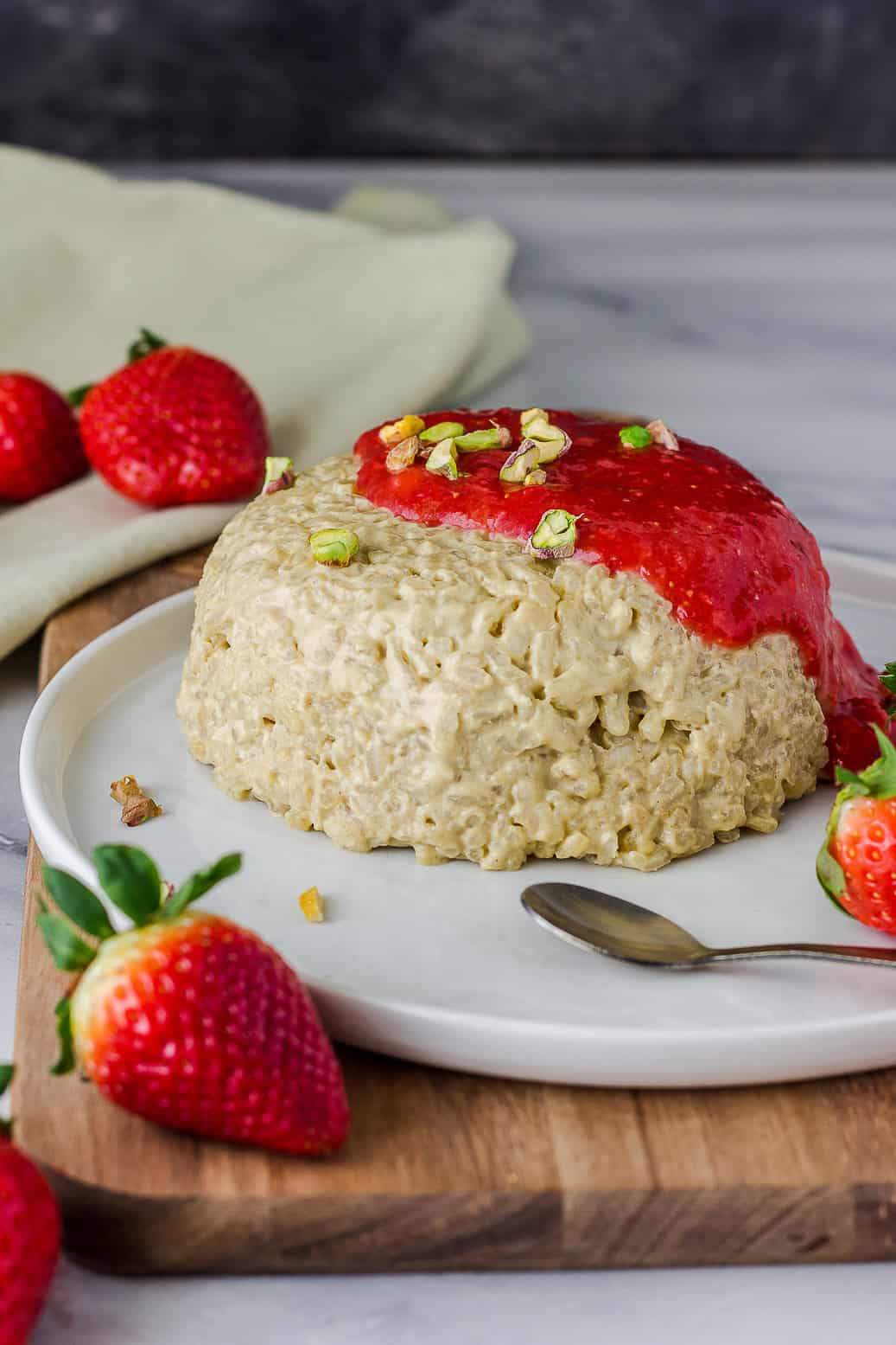 Veganer Pistazien-Milchreis #vegan#Dessert#glutenfrei