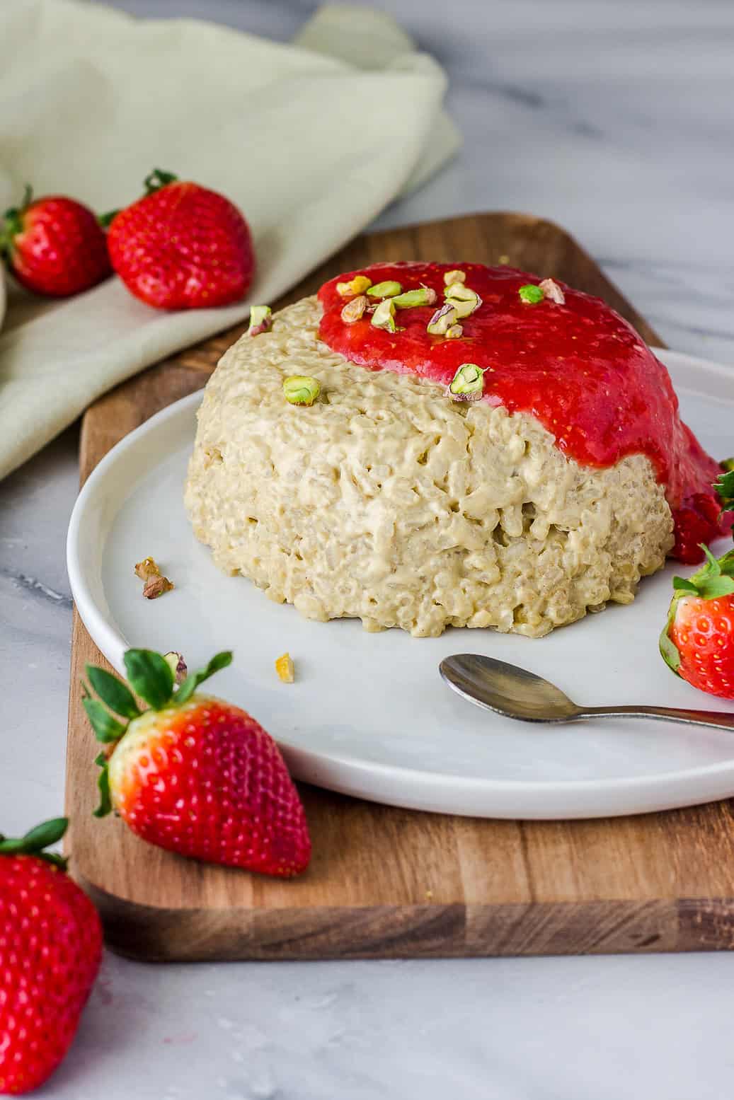 Veganer Pistazien-Milchreis #vegan#Dessert#glutenfrei