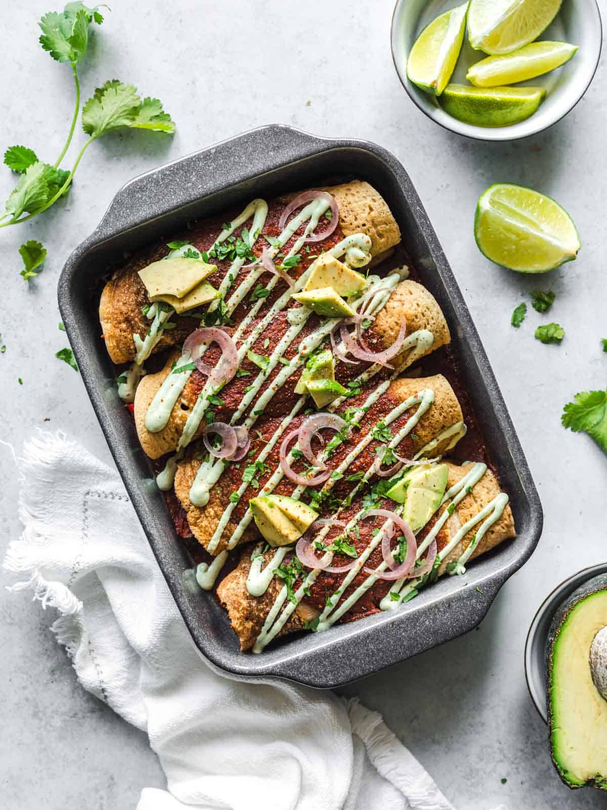 enchiladas rezept vegan