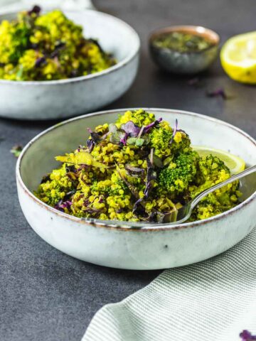 Veganer Quinoa-Curry Salad #vegan#Salad#Quinoa