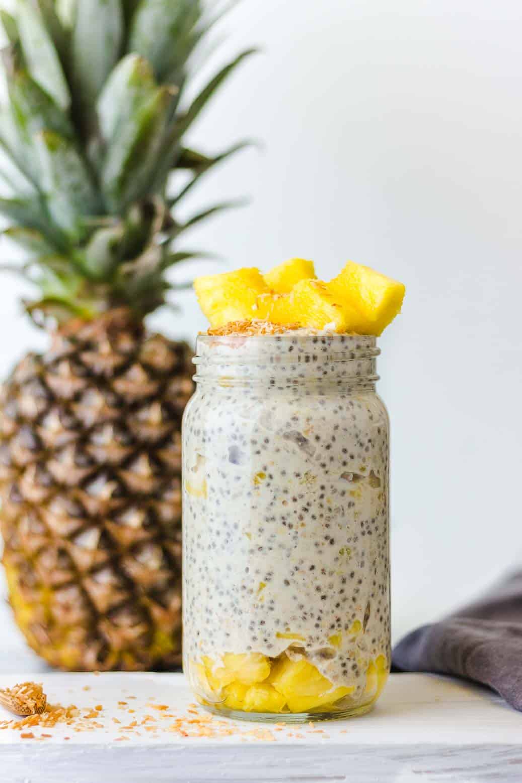 overnight oats mit ananas