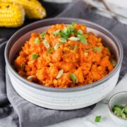 Veganer Kartoffelsalat mit Romesco-Sauce #vegan #Kartoffel #glutenfrei