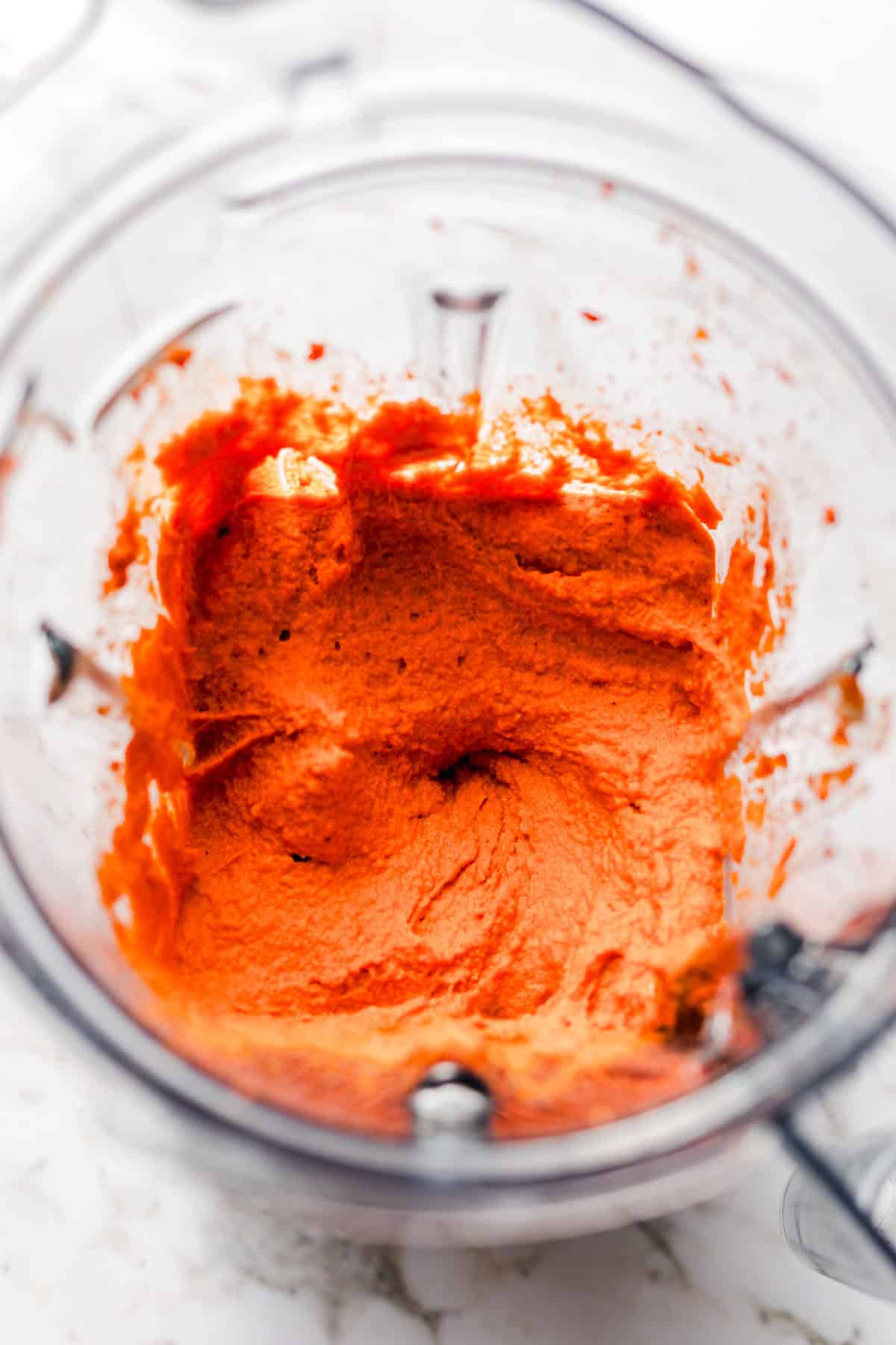 selbstgemachte vegane romesco sauce