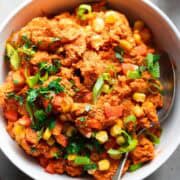 veganer romesco Kartoffelsalat ohne öl