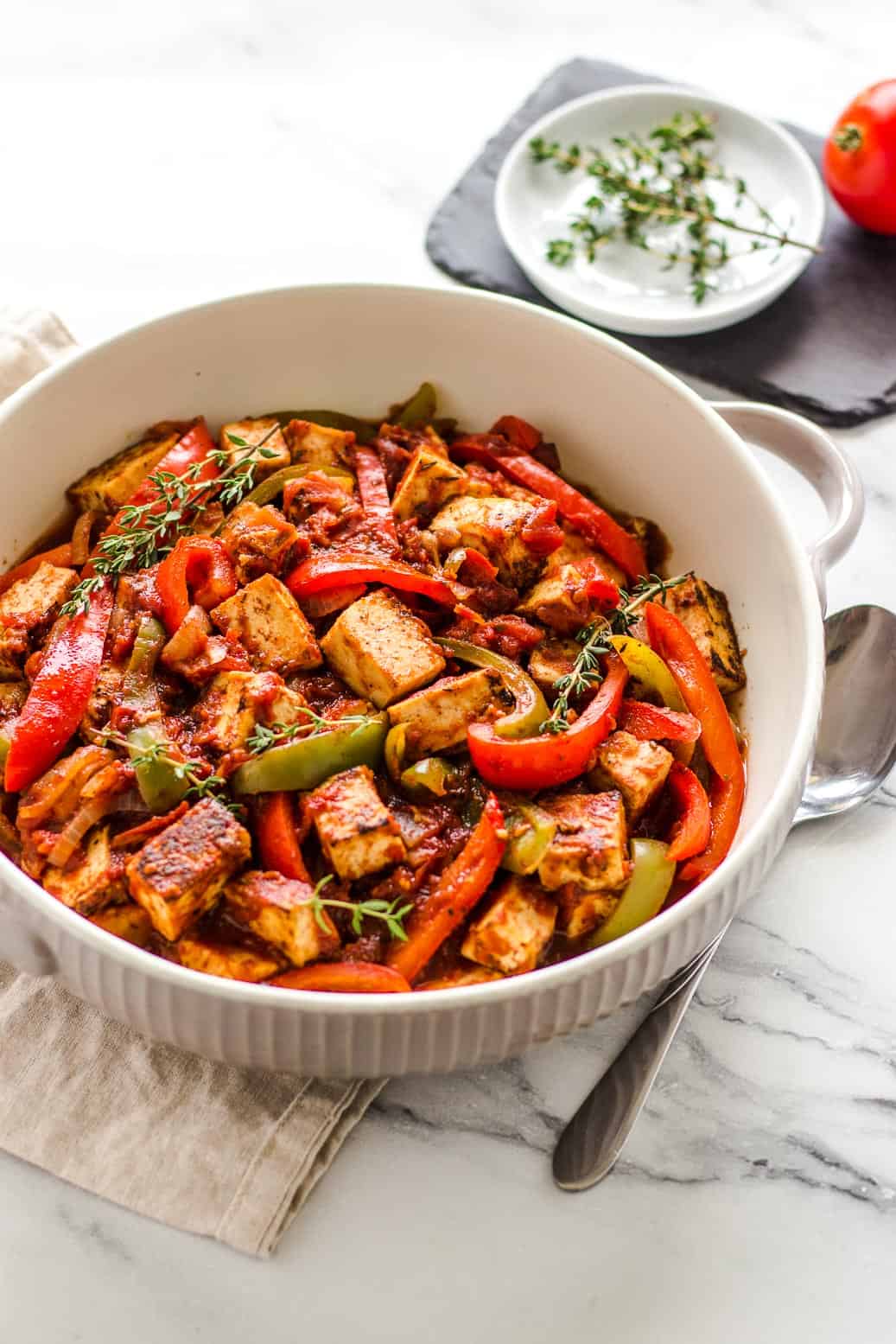 vegane Tofu Cacciatore