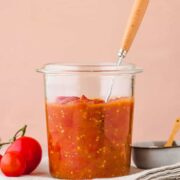 Vegane Herzhafte Tomaten Marmelade #vegan #Marmelade