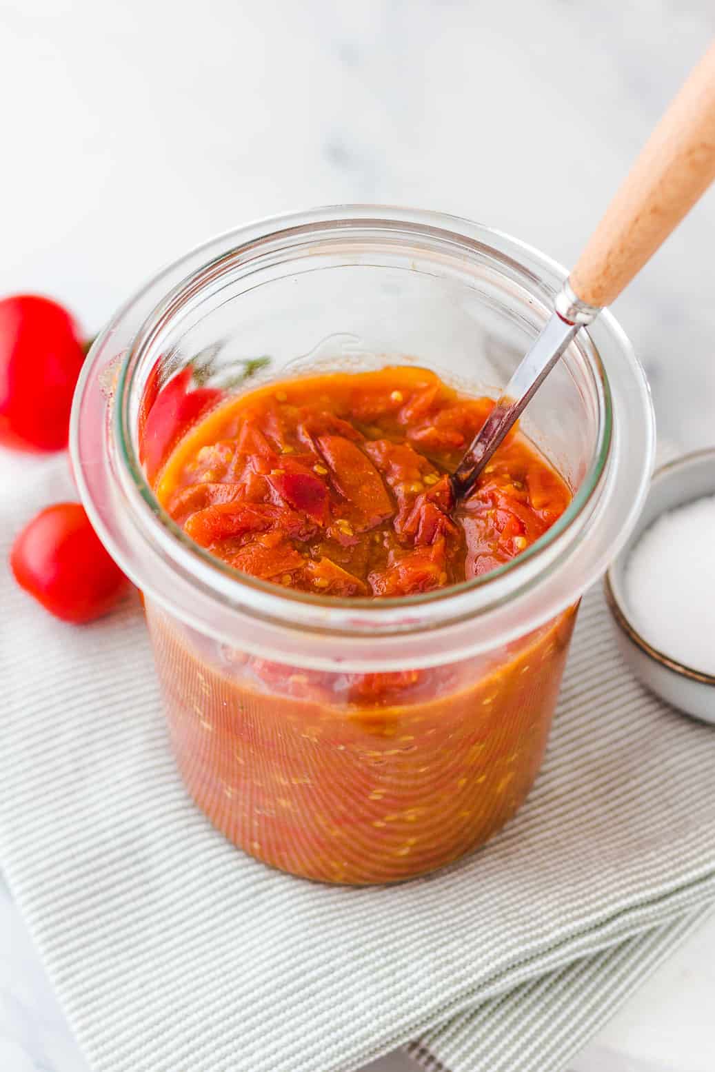 Vegane Herzhafte Tomaten Marmelade 