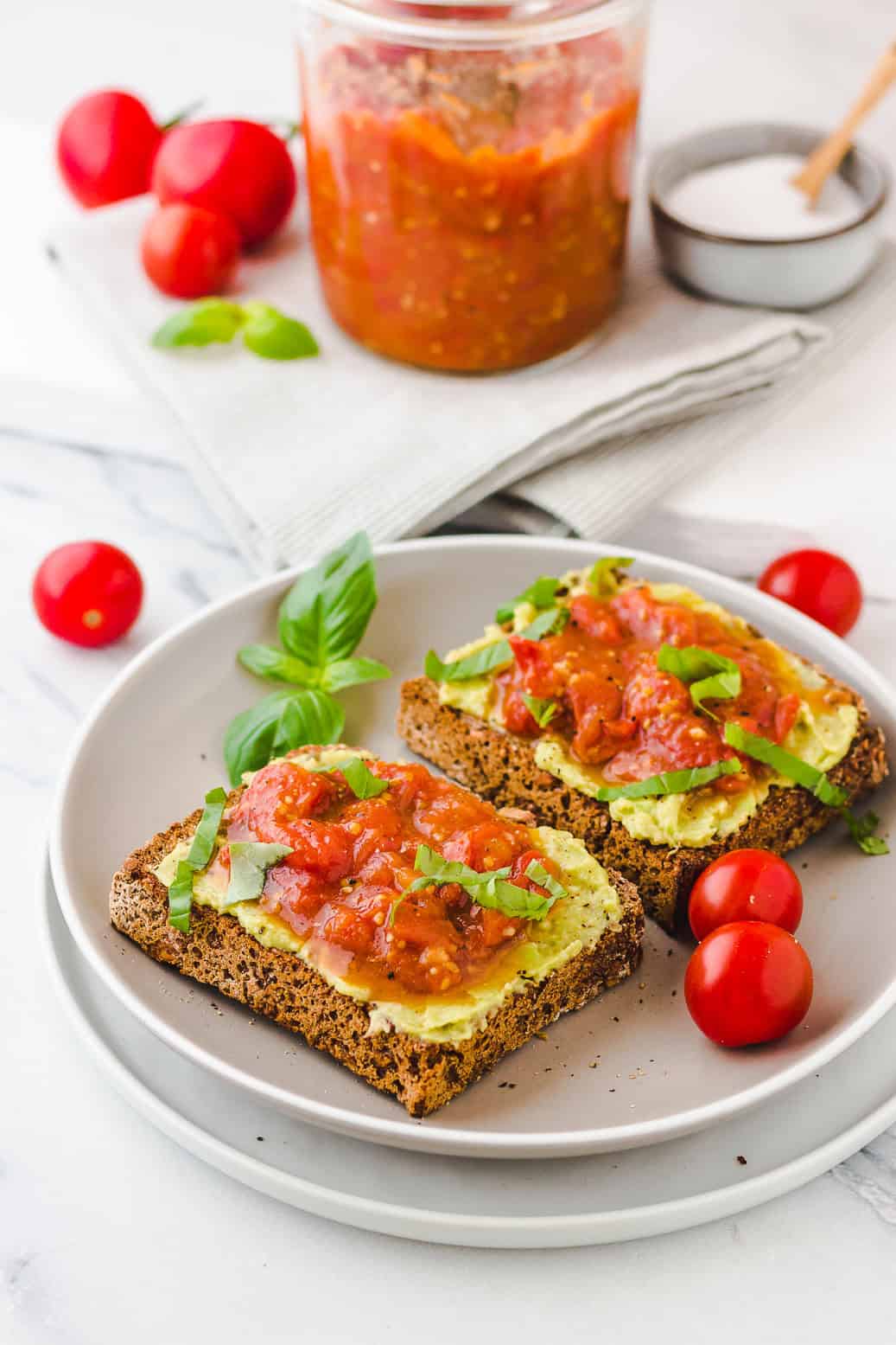 Vegane Herzhafte Tomaten Marmelade #vegan #Marmelade
