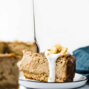 Veganer Cheesecake mit Banane #glutenfrei