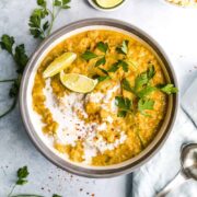 Veganes Kohlrabi Dhal #vegan #ölfrei #dhal #indisch