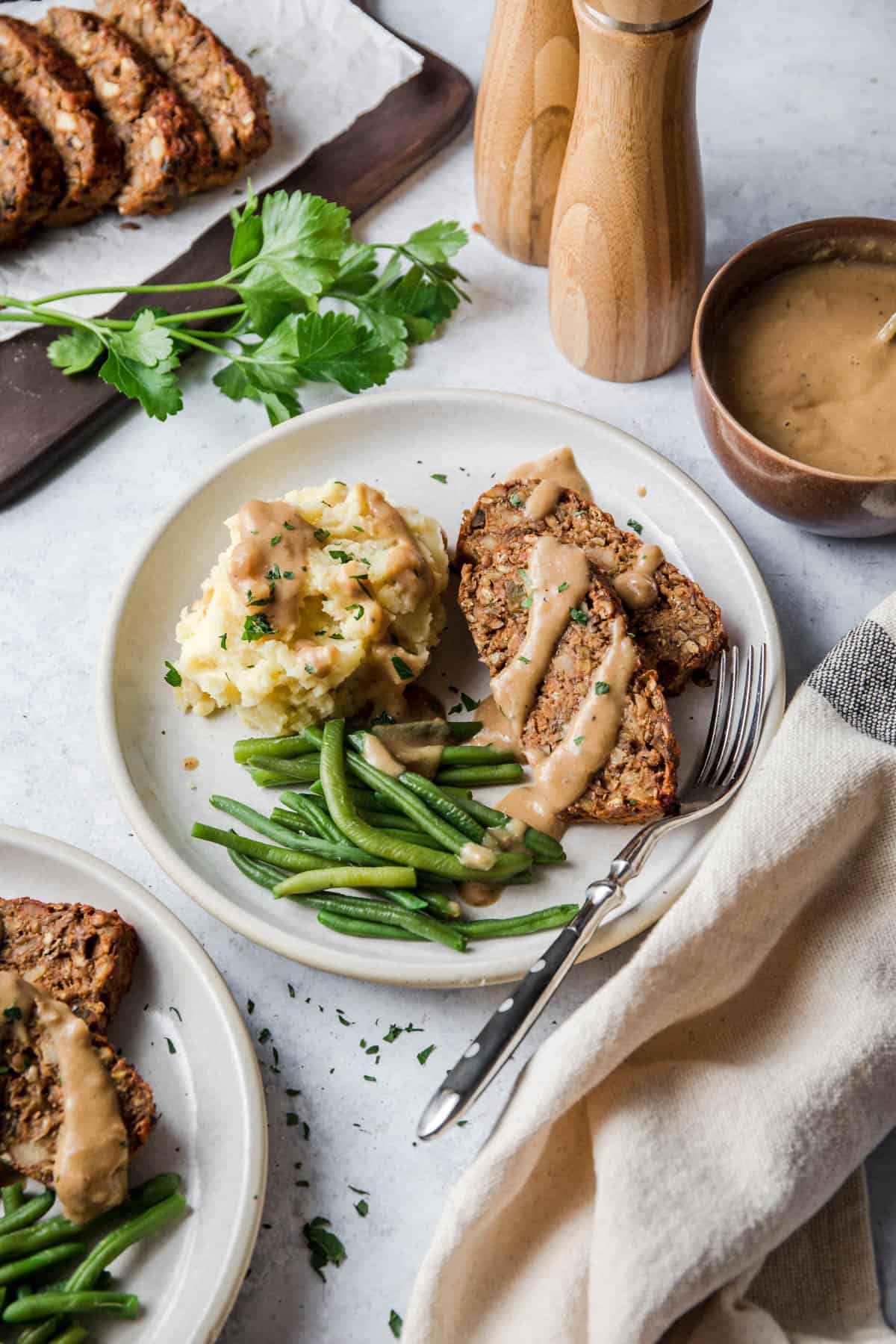 veganer glutenfreier Linsenbraten