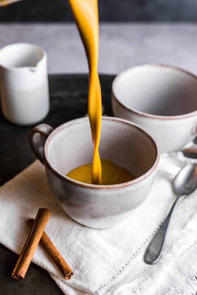 veganer pumpkin spice latte