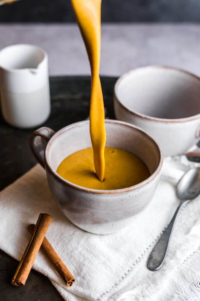 veganer pumpkin spice latte