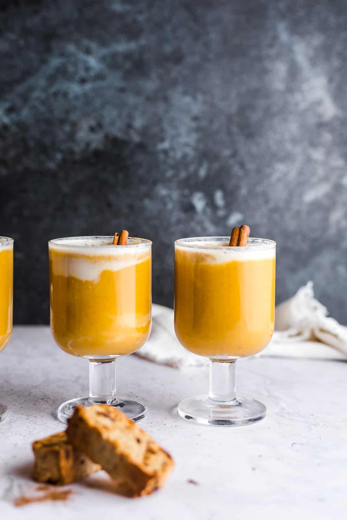 veganer pumpkin spice latte