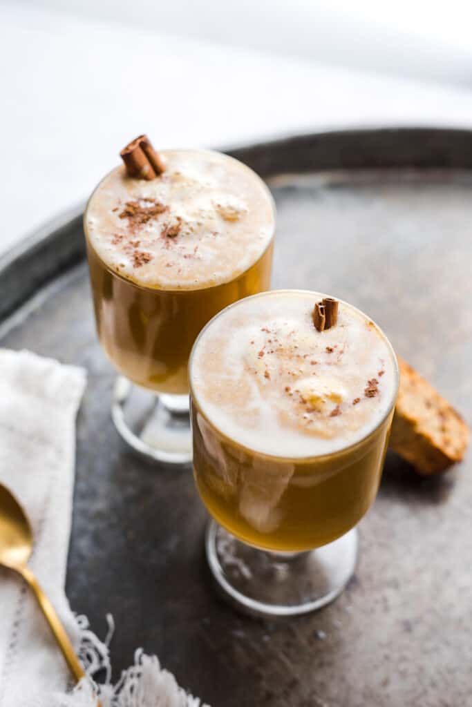 veganer pumpkin spice latte