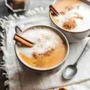 veganer pumpkin spice latte