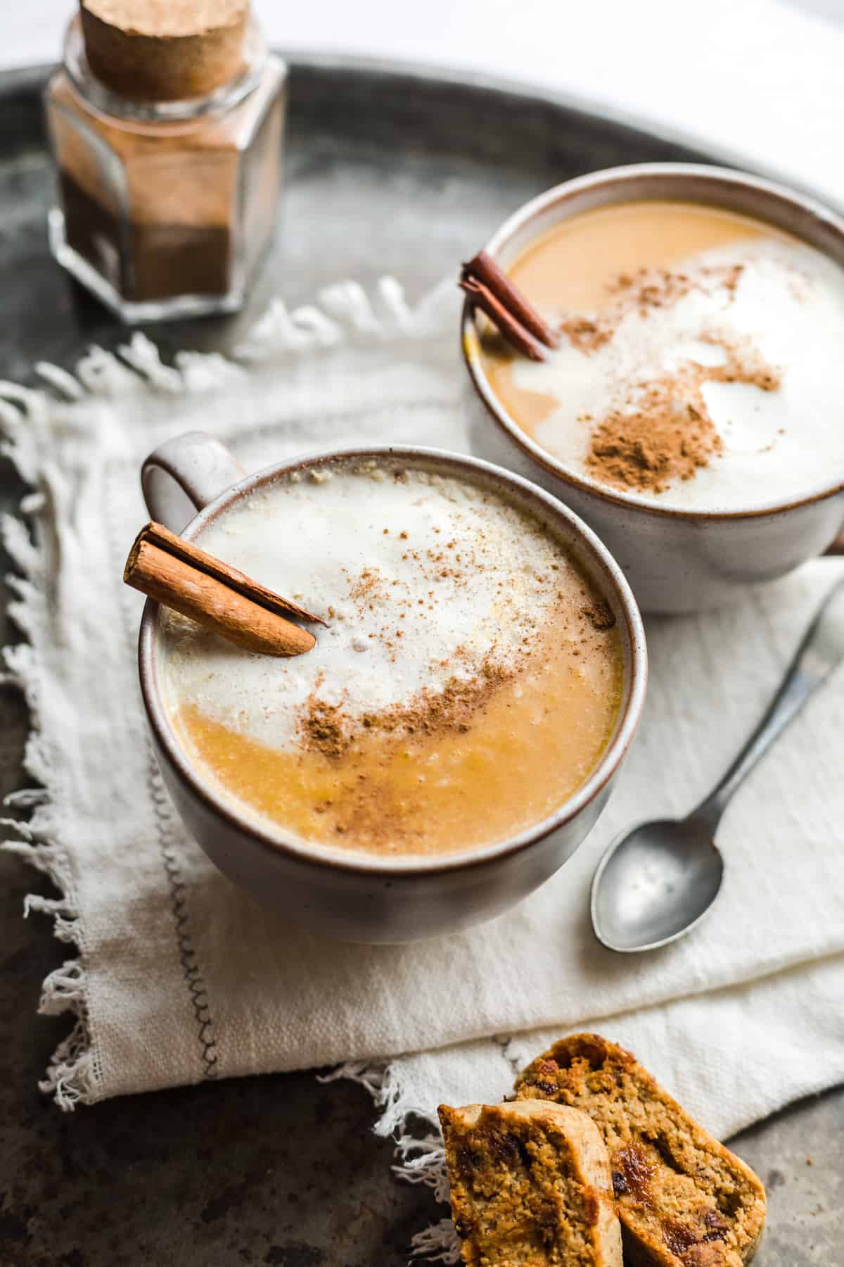 veganer pumpkin spice latte