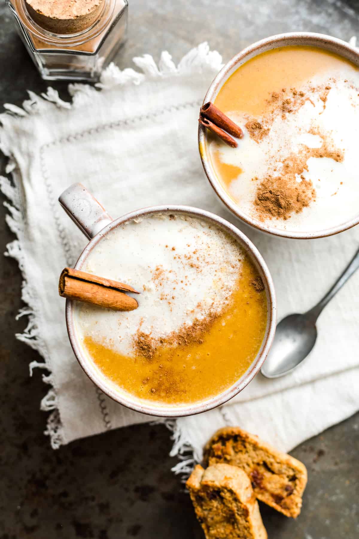 veganer pumpkin spice latte