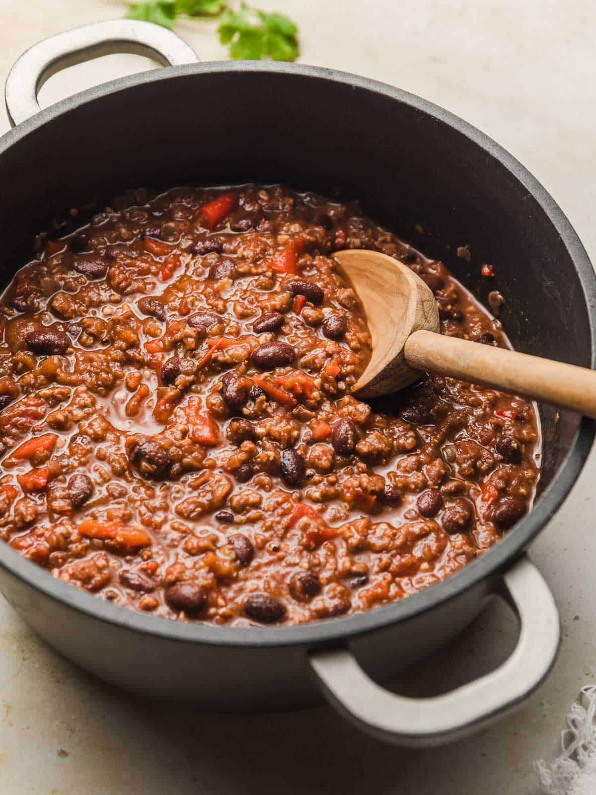 veganes chili sin carne