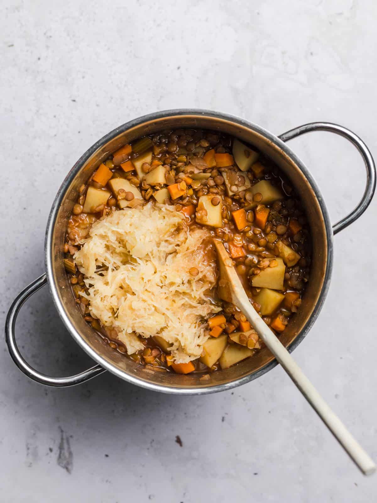 eintopf mit Sauerkraut