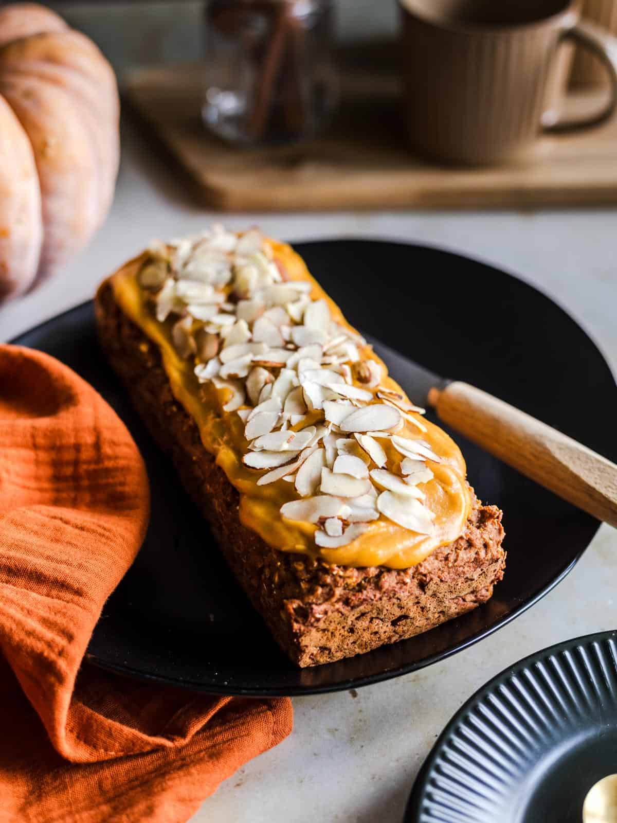 veganes pumpkin bread