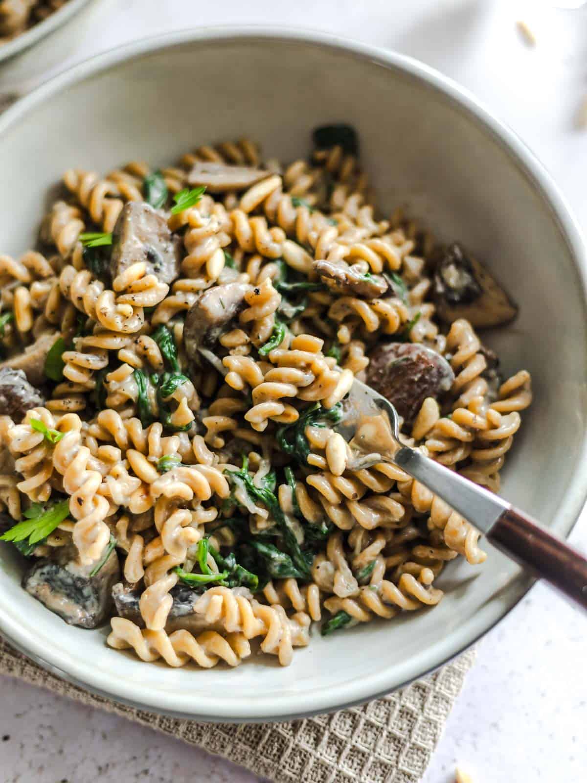 pilz-pasta-rezept vegan