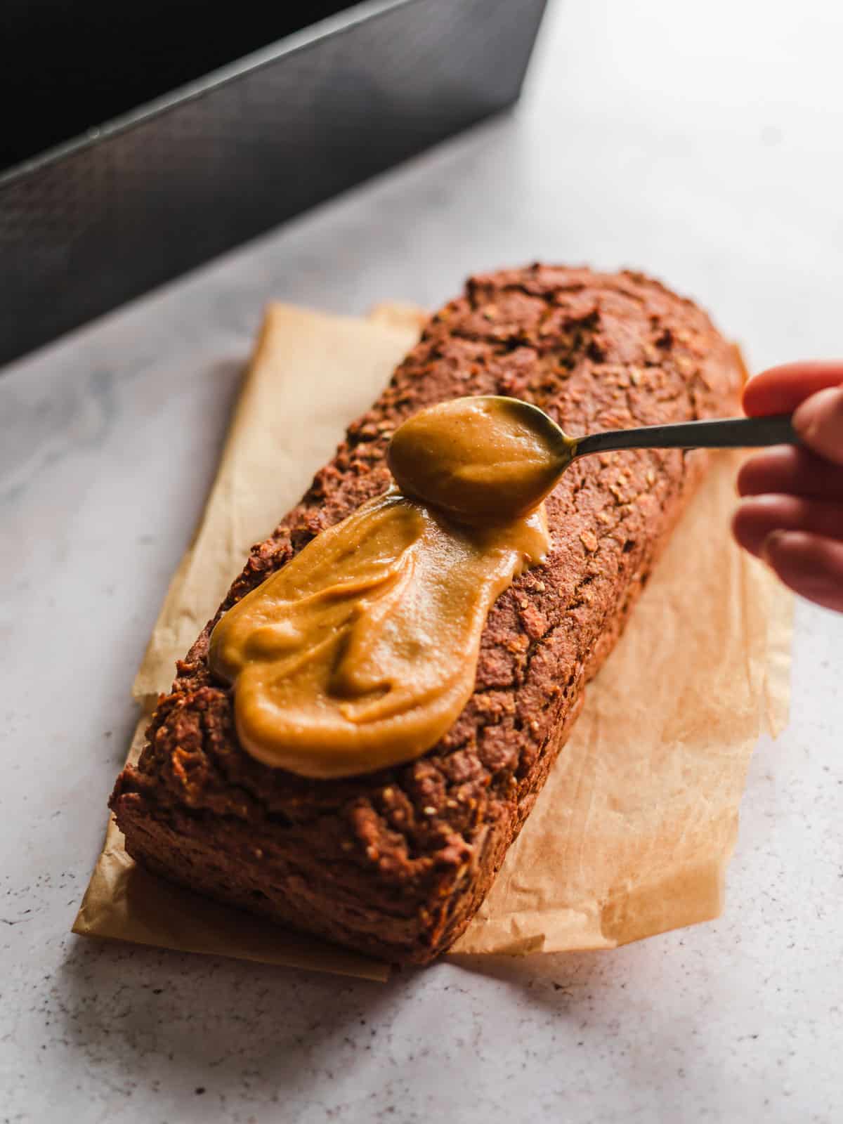 vollwertiges zuckerfreies kürbisbrot vegan