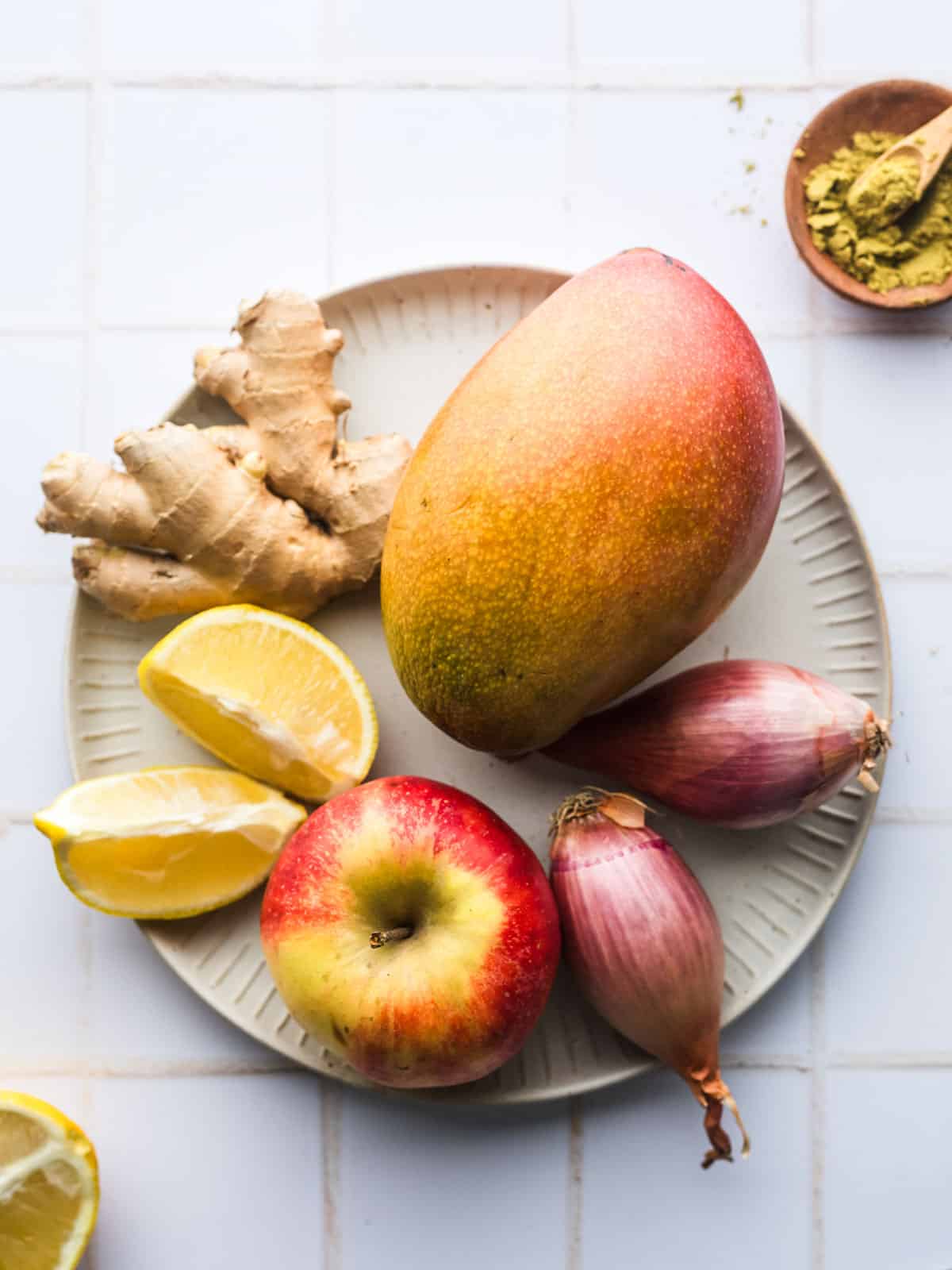 zutaten mango apfel chutney ingwer