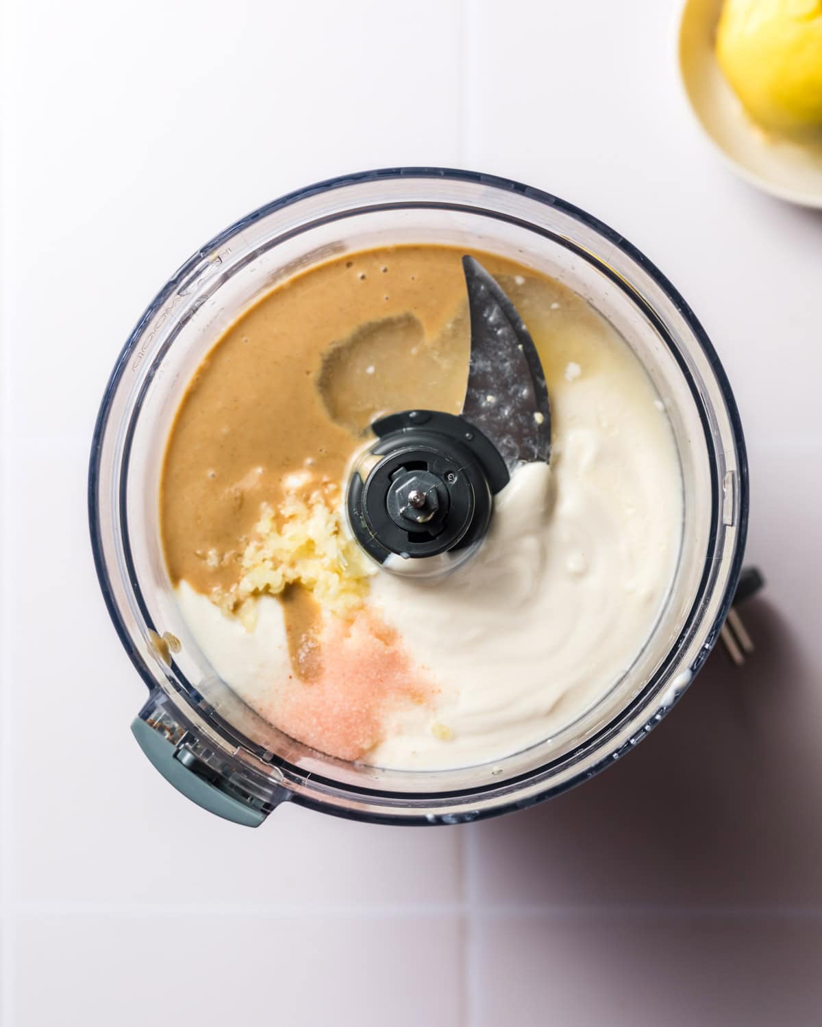 zutaten für veganen joghurt dip