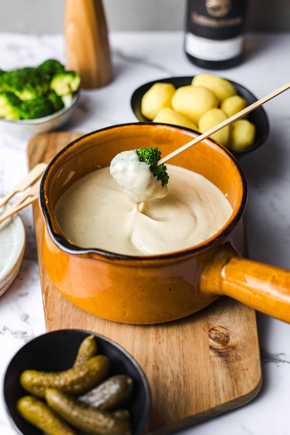 beilage veganes käsefondue