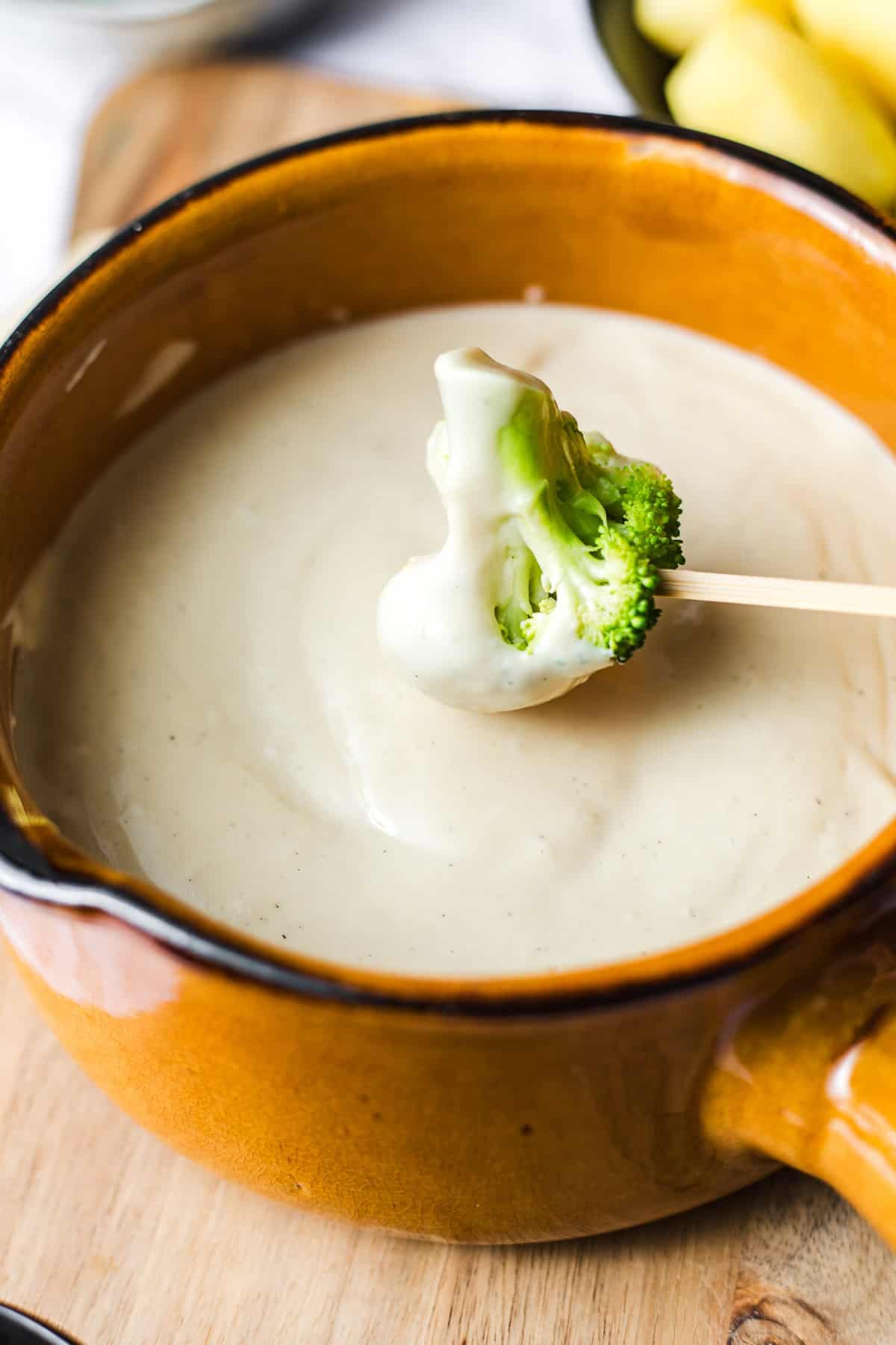 vegane Schweizer Käsefondue Rezept