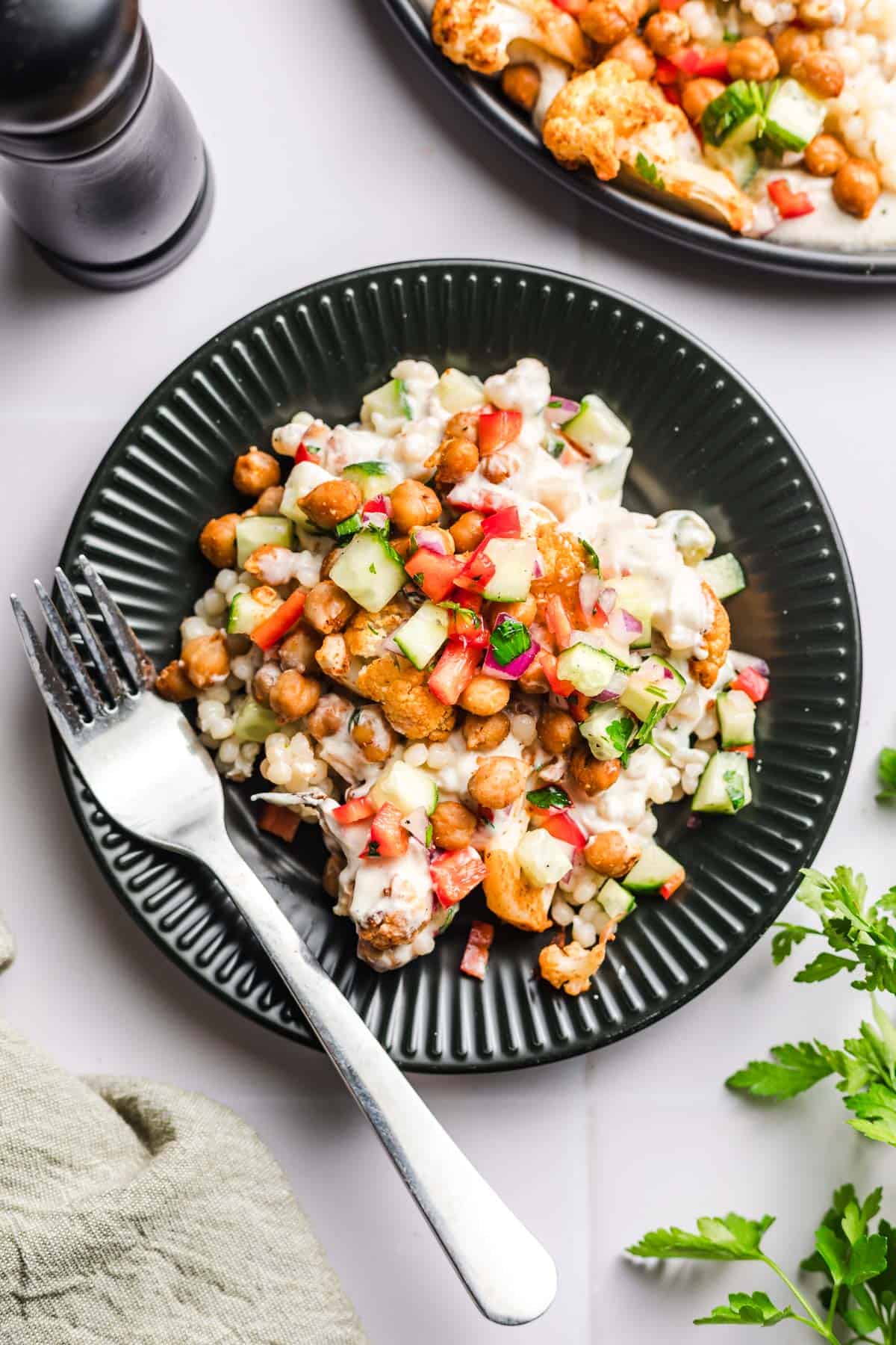 blumenkohl couscous vegan