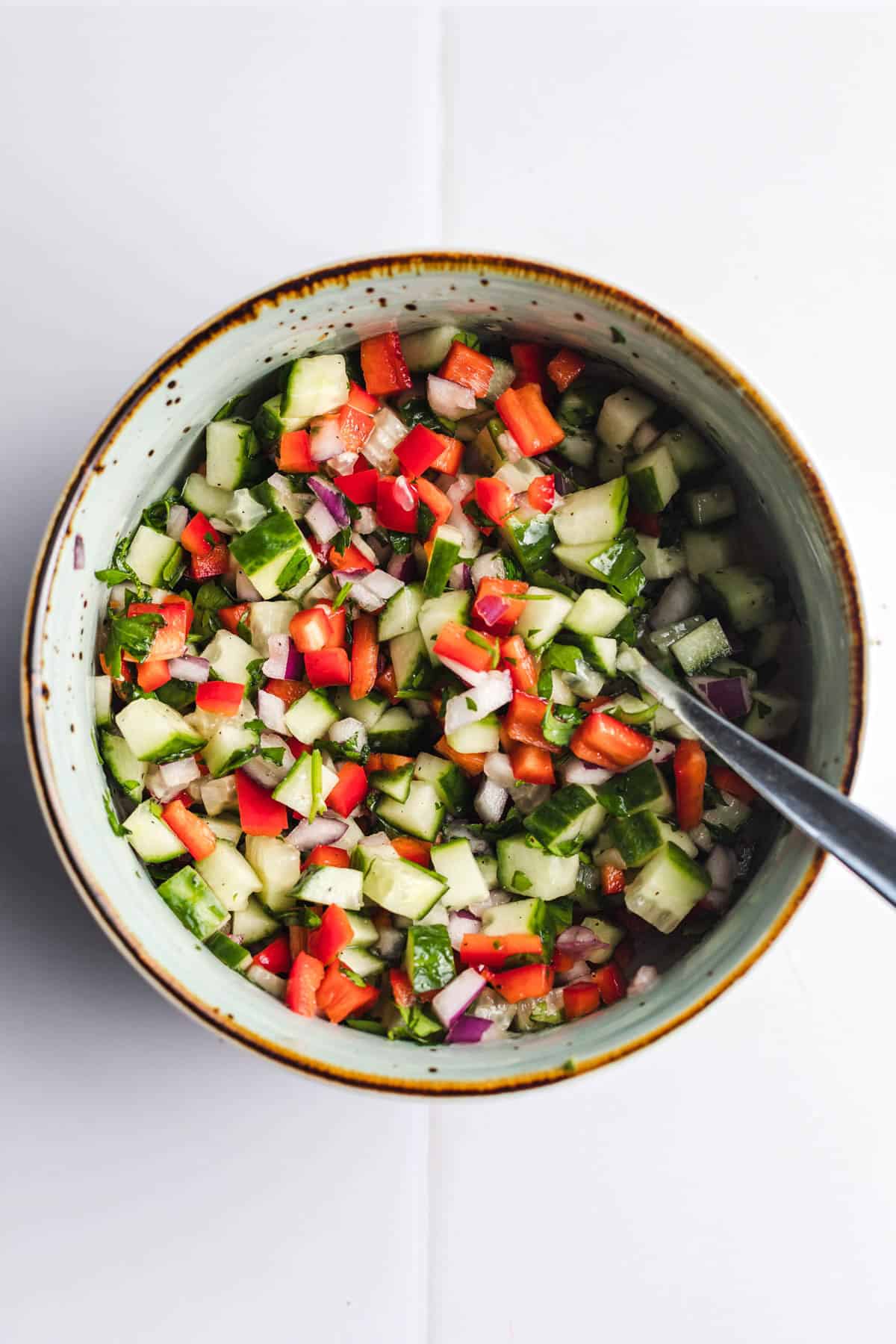 salsa aus paprika und gurken