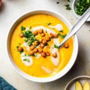 möhren Ingwer suppe vegan
