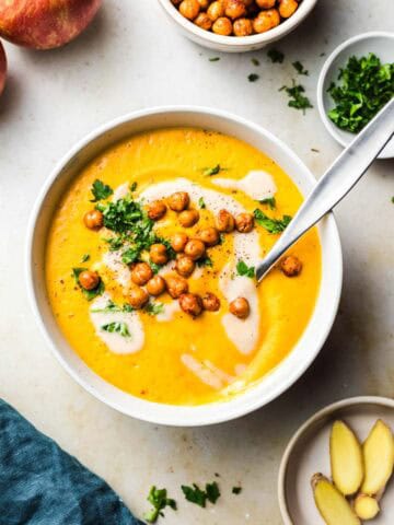 möhren Ingwer suppe vegan