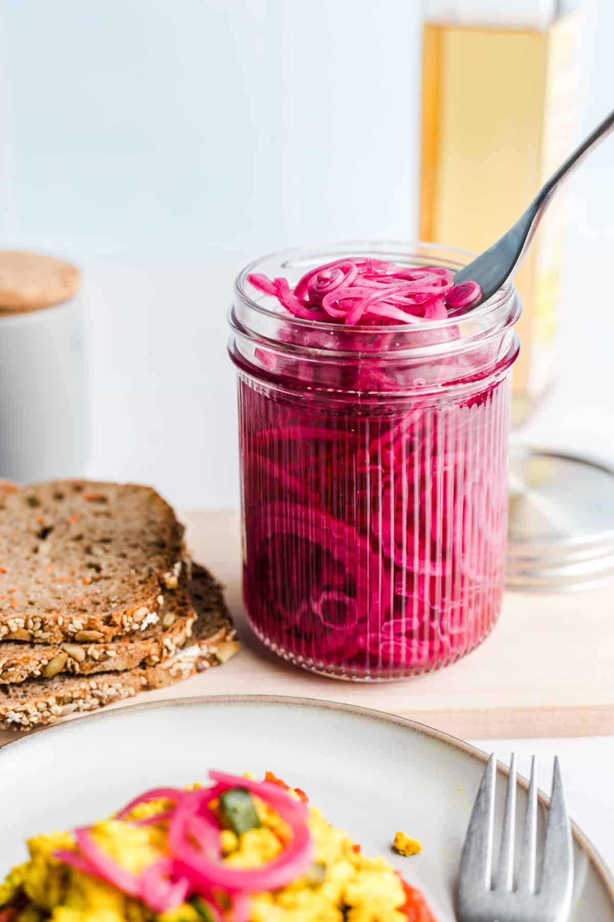 pickled red onions