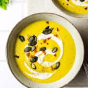 Vegane Gemüsecremesuppe