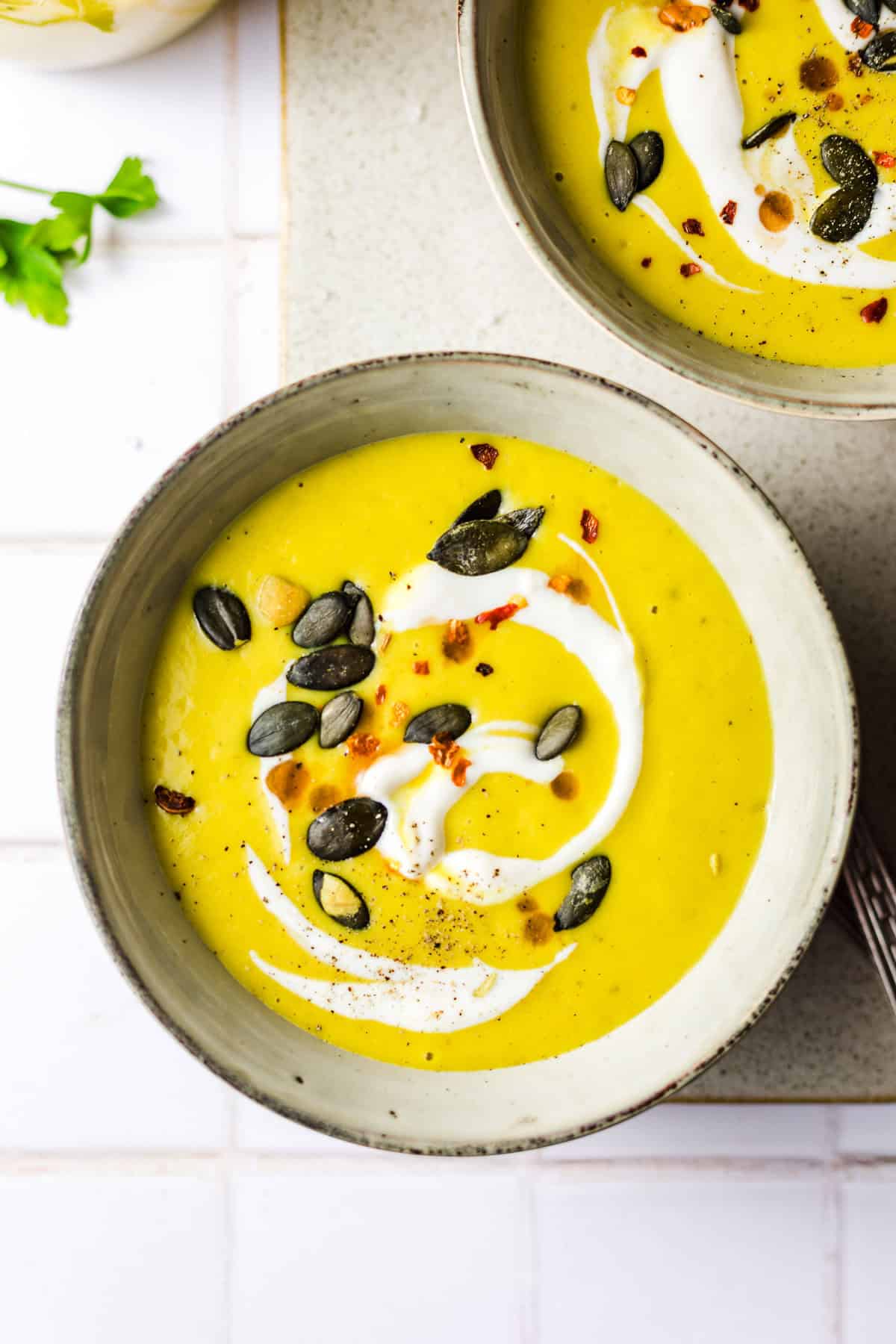 Vegane 1x1-Gemüsecremesuppe