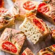 einfaches focaccia brot glutenfrei und vegan