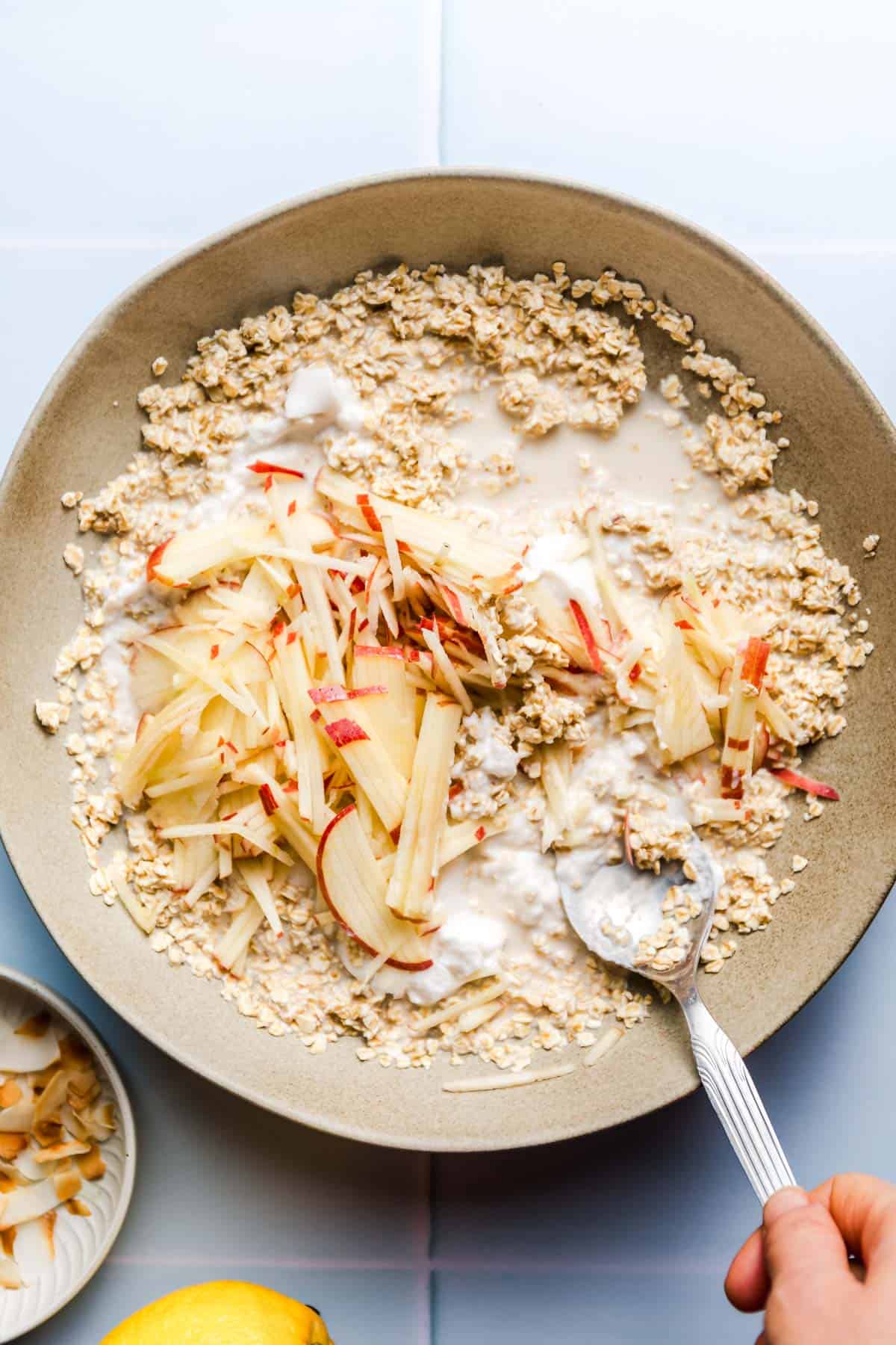 veganes bircher müsli selber machen