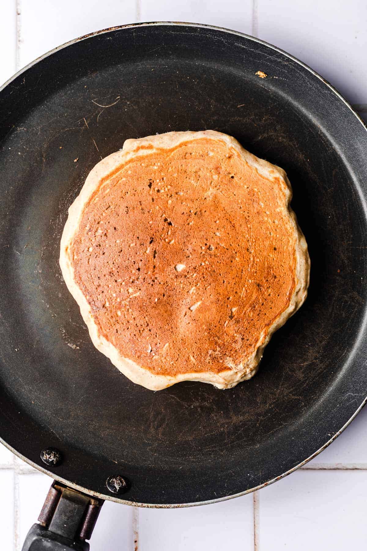 ölfreie pancakes vegan aus der pfanne