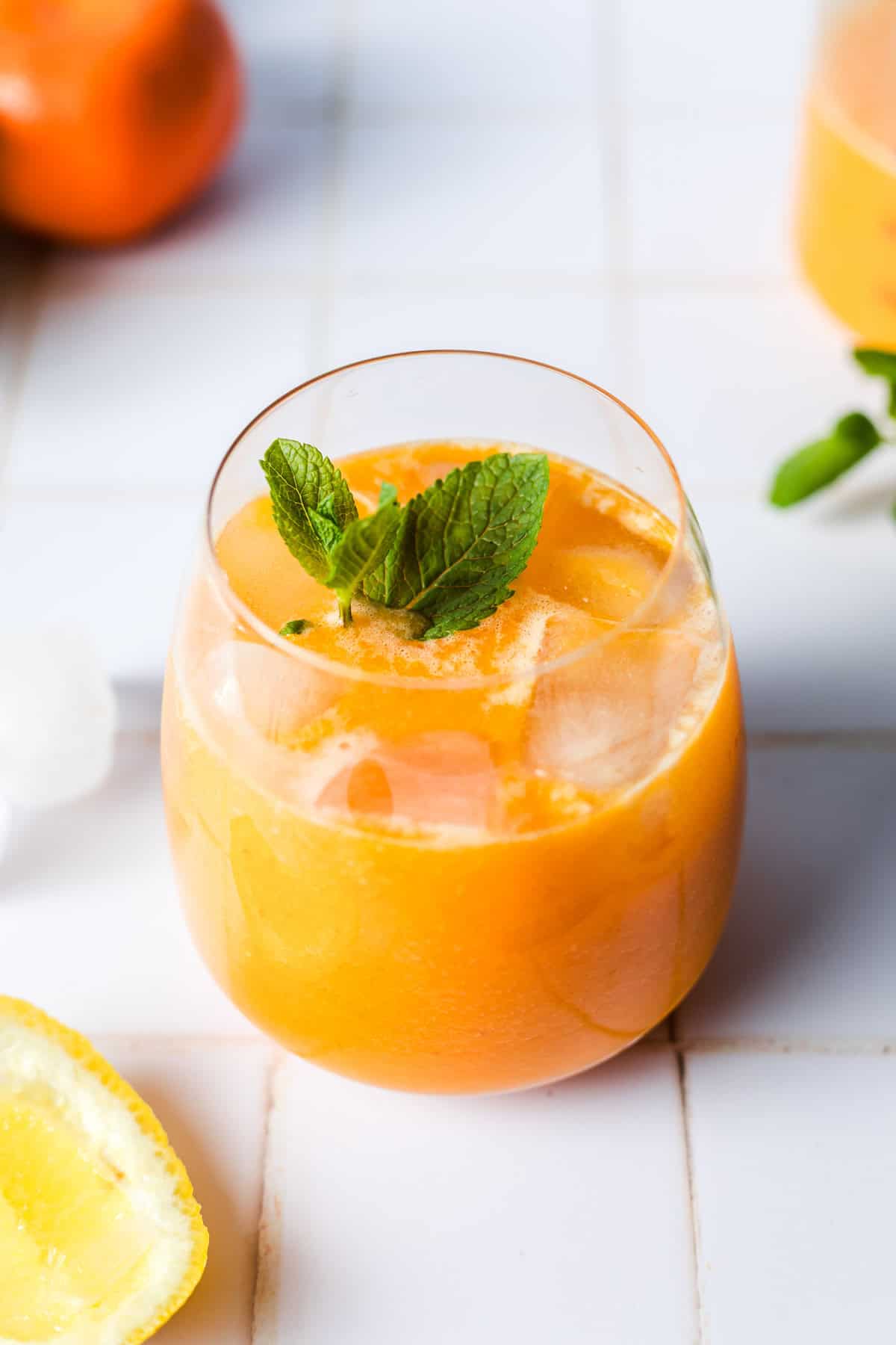 rezept mandarinen smoothie vegan